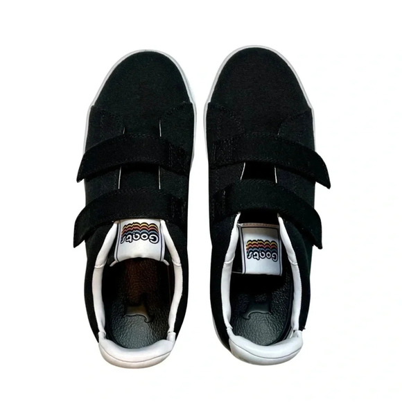 NWT GOATS 305 Canvas White Leather Platform Sneakers - Picture 2 of 6